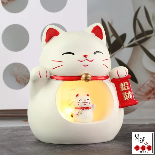 【開運方程式】招財貓燈大小通吃小夜燈(生意興隆/年年好運/入厝禮)