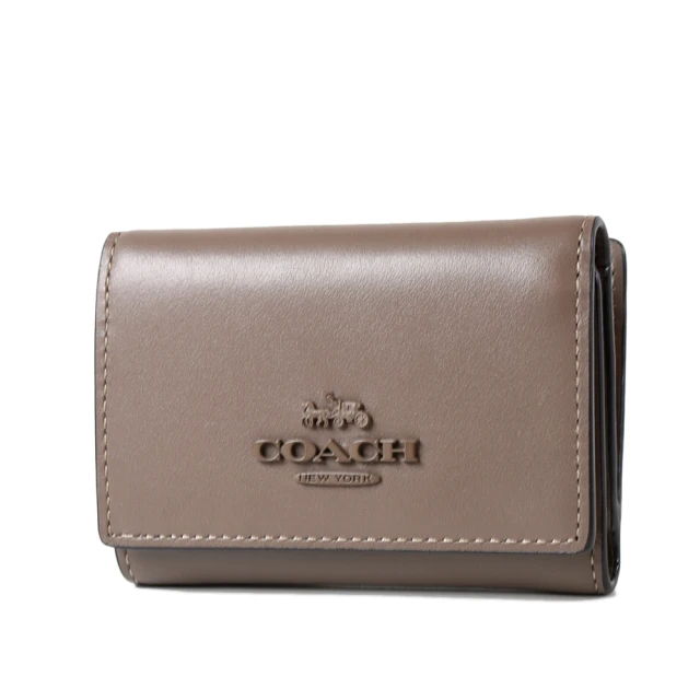 COACH 皮革大C立體浮雕小型腰包/單肩背兩用包-藍色(買