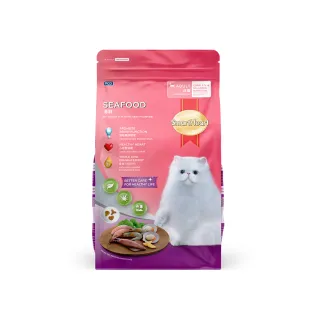 【SmartHeart 慧心】貓糧-海鮮口味 1.2KG(貓飼料/成貓)