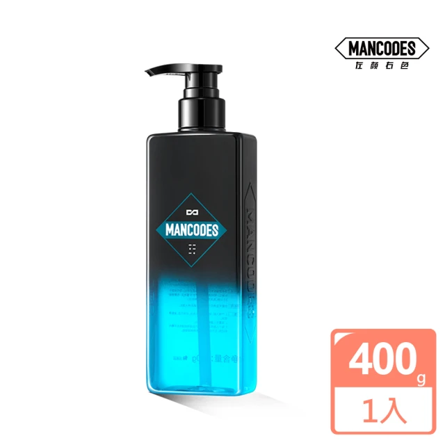 MANCODES 左顏右色 清肌洗髮露400g(洗髮精/洗髮露/控油洗髮精/香氛洗髮露/持久留香/男士洗髮精)