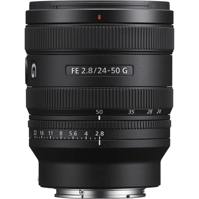 【SONY 索尼】FE 24-50mm F2.8 G SEL2450G(公司貨 廣角變焦鏡頭 全片幅無反微單眼鏡頭)