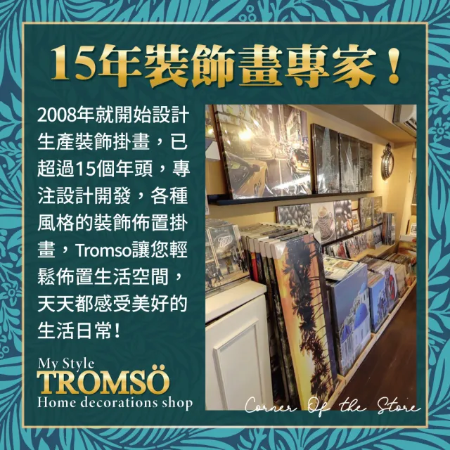 【TROMSO】北歐品味生活無框畫40X60cm(多款任選)