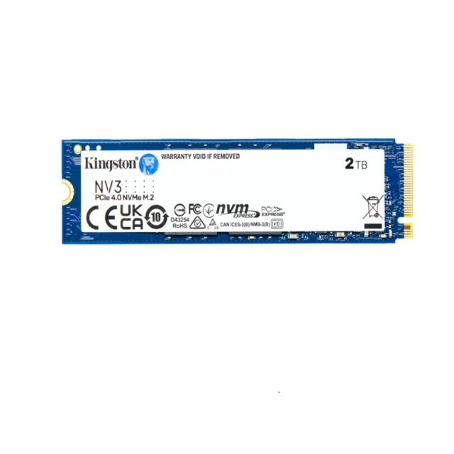 Kingston 金士頓 Kingston 2000G NV3 M.2 2280 NVMe SSD Up to 6000 MB/s(SNV3S/2000G)