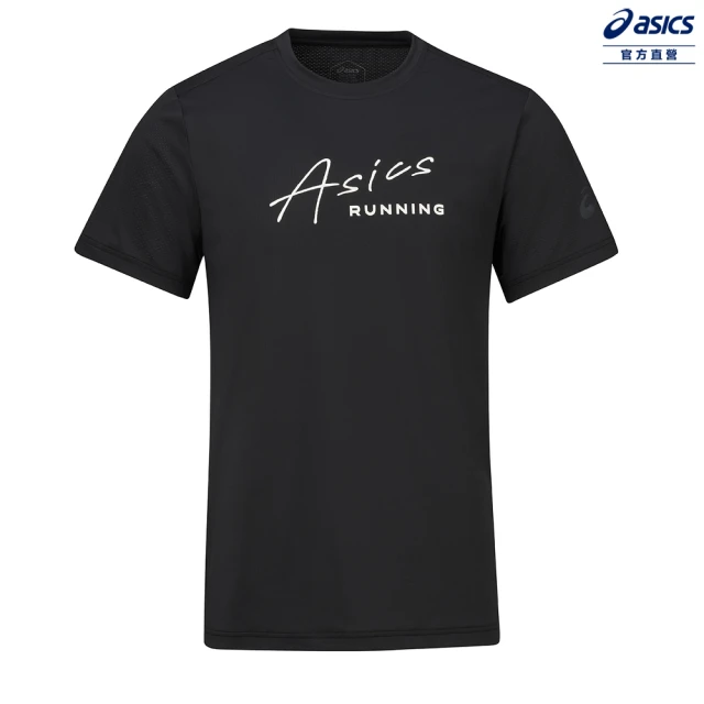 asics 亞瑟士 涼感短袖上衣 男款 亞洲版 跑步上衣(2011D279-001)