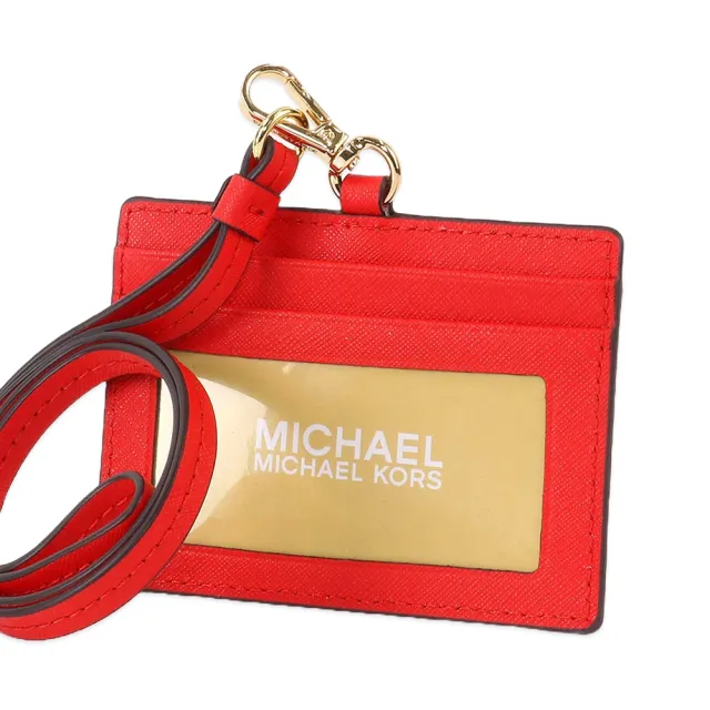 【Michael Kors】MK 防刮皮革掛繩證件夾票卡夾套 /隨身卡片夾(多款多色可選)