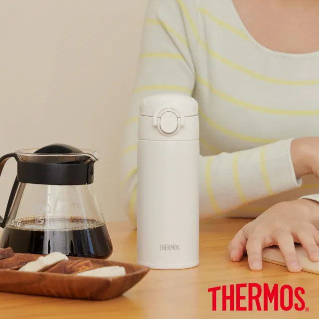 【THERMOS 膳魔師】不鏽鋼彈蓋真空保溫杯350ml(JOK-350)