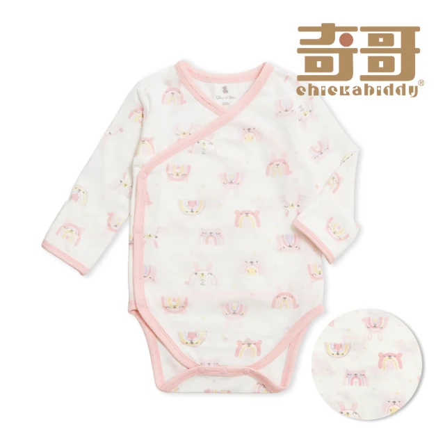 Chicco 24SS-SB 汪貓家族-滿版假吊帶褲短袖兔裝