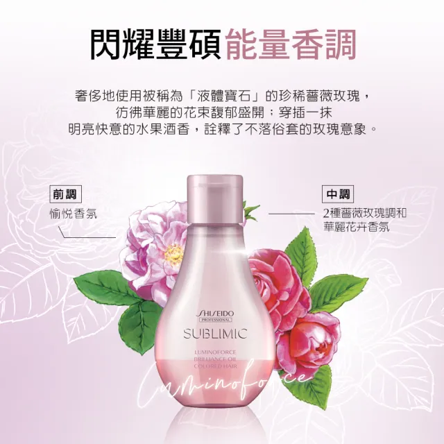 【SHISEIDO PROFESSIONAL 資生堂專業美髮】極光綻色雙精萃100ml