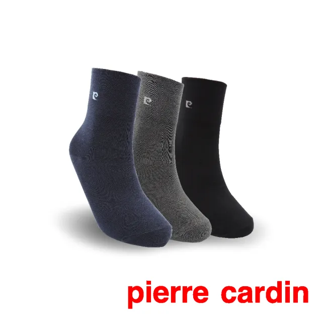 【pierre cardin 皮爾卡登】12雙組素面寬口紳士襪(紳士襪/男襪/休閒襪)