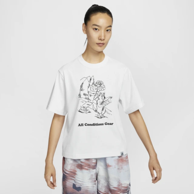 NIKE 耐吉 短袖上衣 女款 運動 AS W ACG DF SS TEE GFX 白 FV7326-121