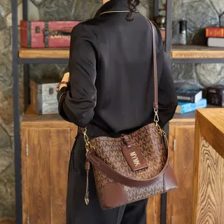【LEESA】雙11 側背包\腋下包\斜背包\名牌\精品\包包女\水桶包\肩背包\肩背包\手提包\手拎包\水 