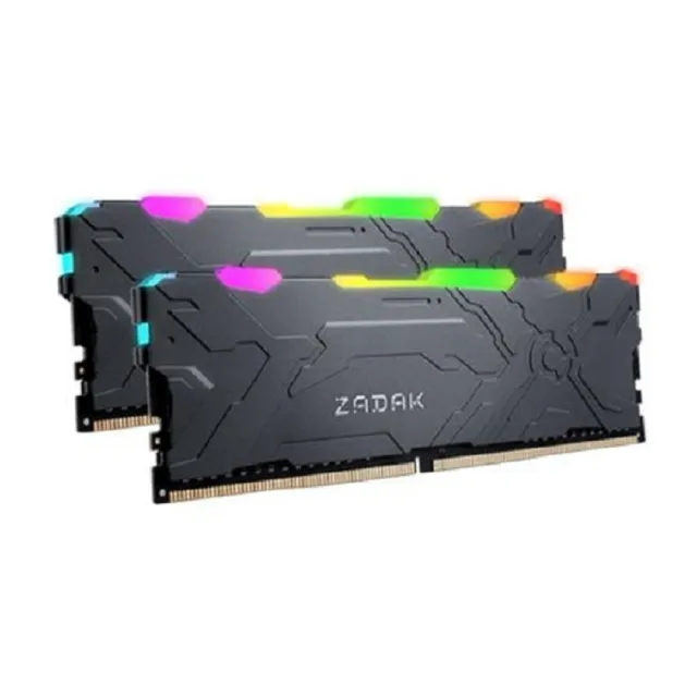 【Apacer 宇瞻】ZADAK MOAB AURA2 DDR4 3600 32G RGB 桌上型超頻電競記憶體(16Gx2)