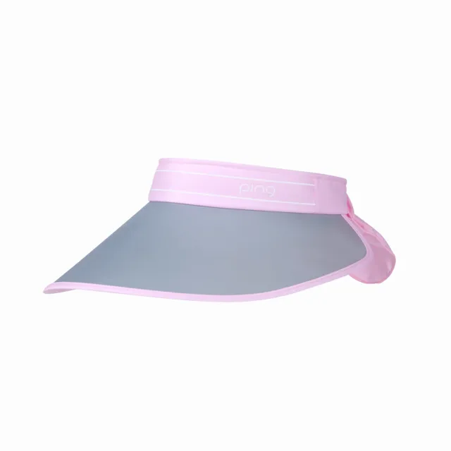 【PING】女款可拆帽頂抗UV遮陽高爾夫球帽-粉紅(吸濕排汗/抗UV/日本素材/GOLF/高爾夫/配件/RQ24101-13)