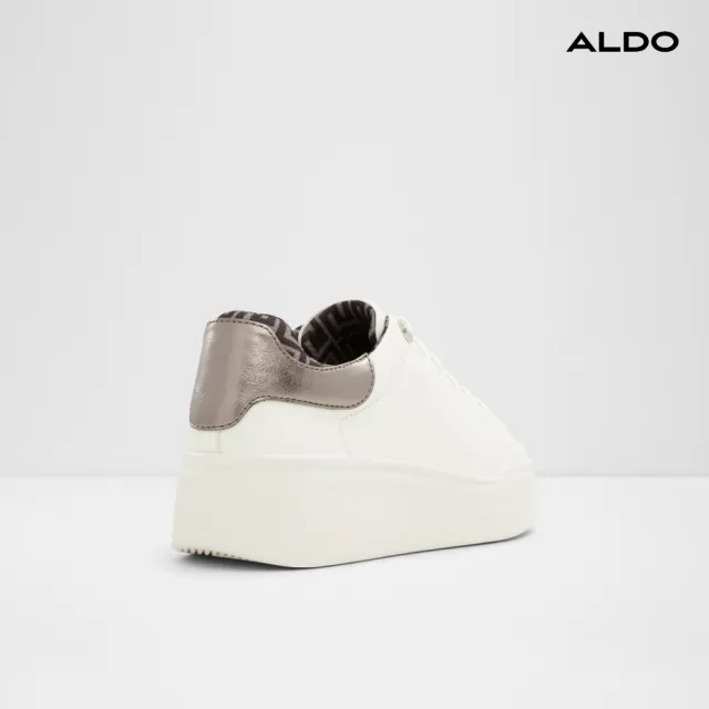 【ALDO】雙11★NINY-流行百搭時髦厚底休閒鞋-女鞋(白配銀銅色)