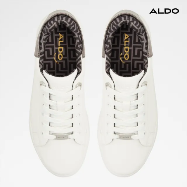 【ALDO】雙11★NINY-流行百搭時髦厚底休閒鞋-女鞋(白配銀銅色)