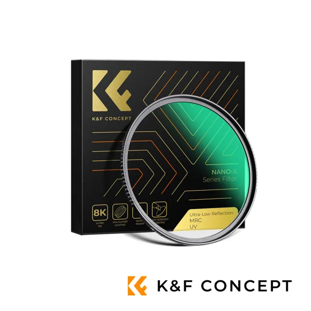 【K&F】Nano-X 鈦鍍膜超低反射 UV濾鏡 95mm(正成公司貨)