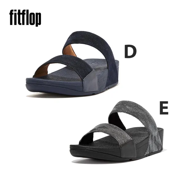 【FitFlop】LULU金屬亮粉/造型雙帶/夾腳涼鞋(共10款)