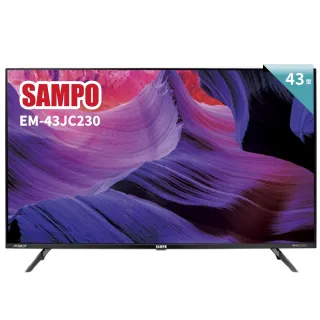 【SAMPO 聲寶】43型4K魔幻音箱轟天雷智慧聯網顯示器(EM-43JC230 福利品)