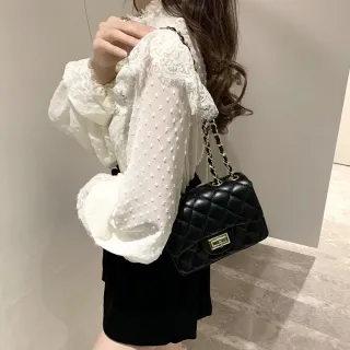 【MoonDy】雙11 包包 包包女 晚宴包 小香風包包 斜背包 肩背包 女生側背包 鏈條包 女士包包 菱 