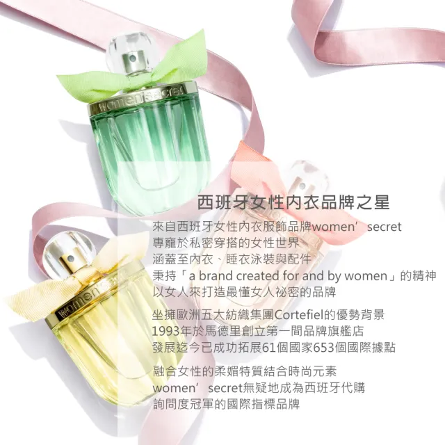 【women’secret】花漾清新女性淡香水 100ml(專櫃公司貨)