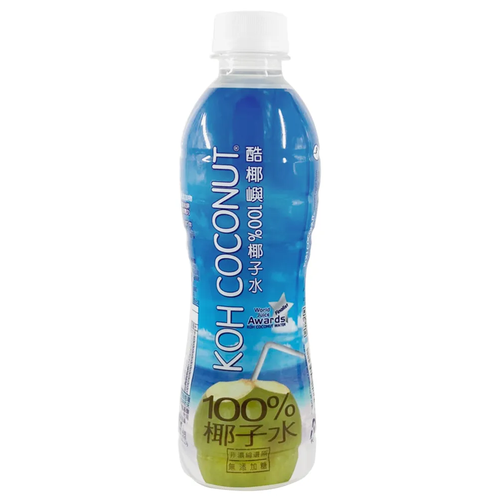 【KOH COCONUT 酷椰嶼】100%純椰子汁PET 350mlx24入/箱