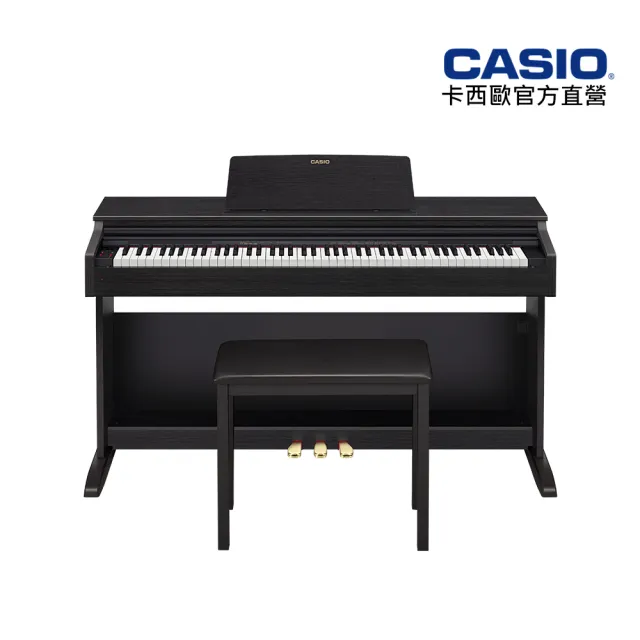 【CASIO 卡西歐】原廠直營數位鋼琴AP-270BK-S100黑色(含琴椅+耳機)