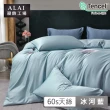 【ALAI 寢飾工場】60支天絲素色兩用被床包組(加大6尺  多款任選/300織/100%蘭精天絲萊賽爾)