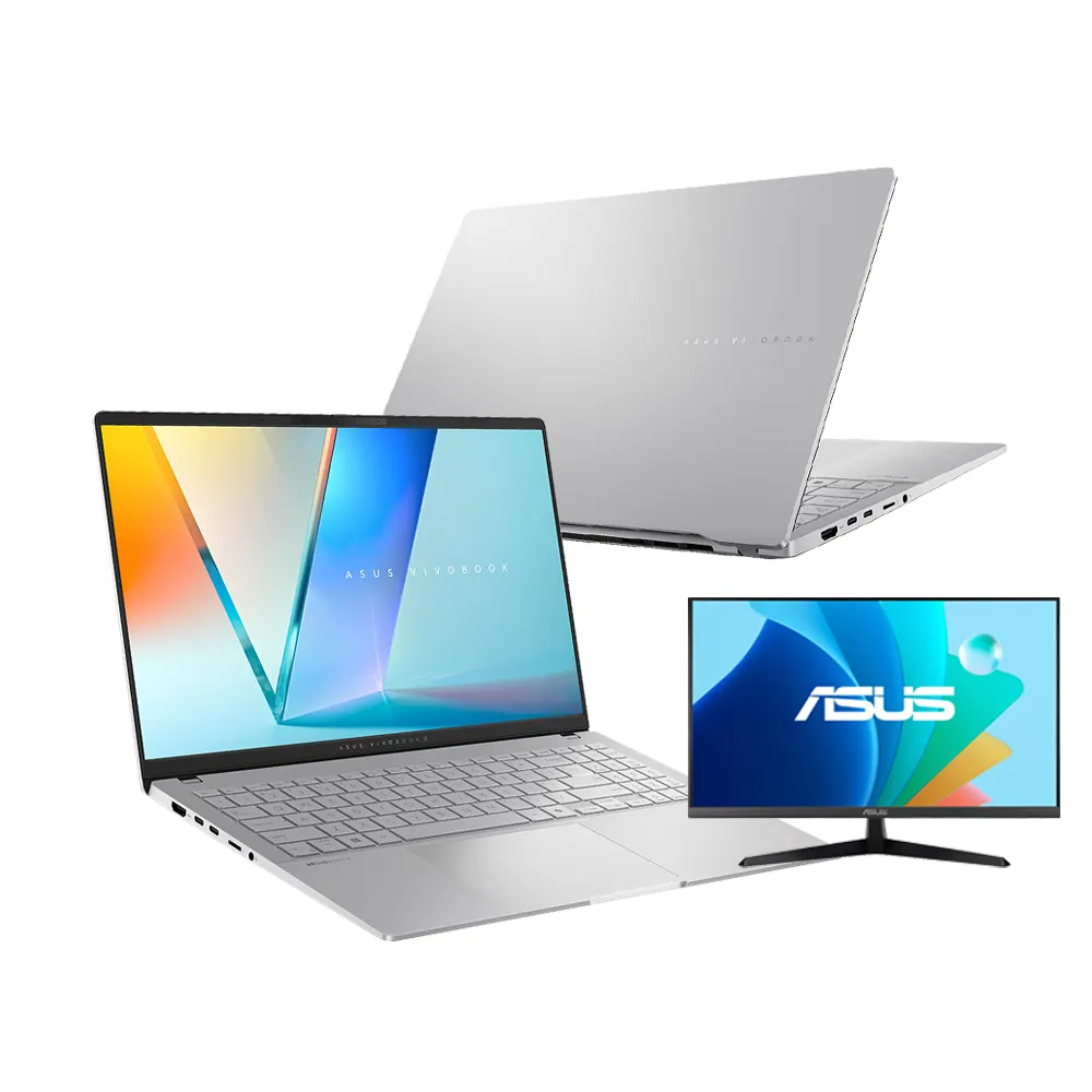 【ASUS】+27型螢幕組★15.6吋Copilot+PC AI筆電(VivoBook S S5507QA/Snapdragon X Elite/32G/1TB/W11/3K)