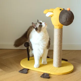 【Petpals】長頸鹿貓抓柱(貓跳台/貓窩/貓爬架/貓樹/貓咪跳台/貓抓柱)