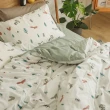 【翔仔居家】100%精梳純棉兩用舖棉被套床包4件組-多款任選(加大)