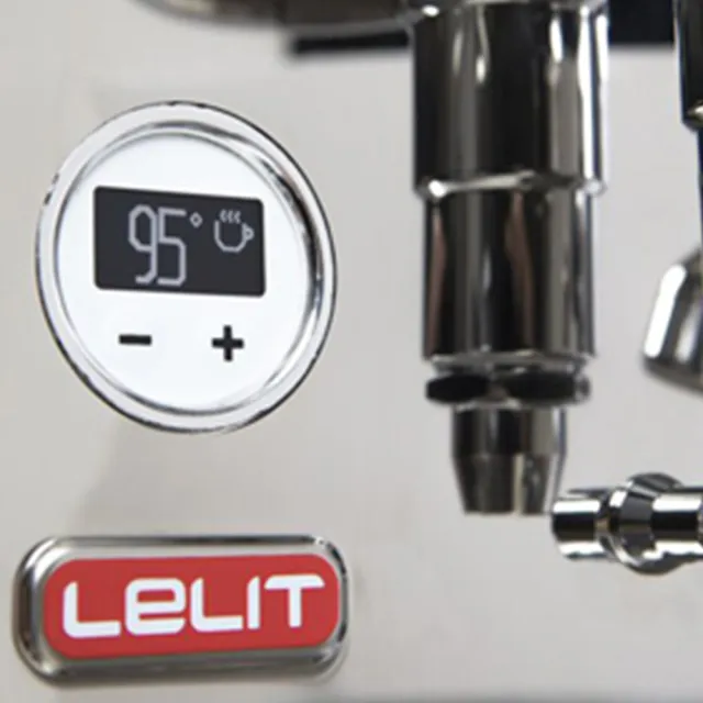 【LELIT】BIANCA V3 銀色 單孔咖啡機 贈$3280電子秤 半自動咖啡機 義式(110V PL-162T 雙鍋爐 PID 數位溫控)