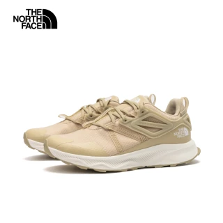 【The North Face 官方旗艦】北面女款米白色DryVent防水透氣登山鞋｜819GTIU(健行鞋)