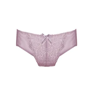【曼黛瑪璉】無鋼圈 低腰寬邊三角無痕內褲 M-XL(幻蝶紫)