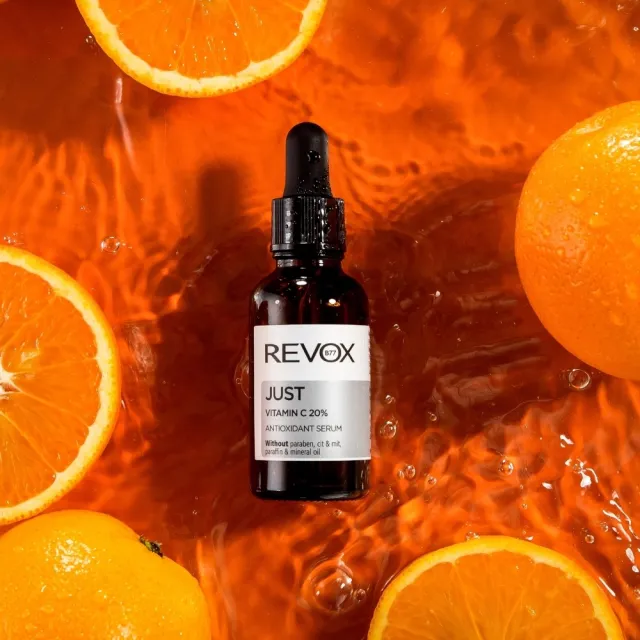 【REVOX B77 瑞博士】維他命C20%亮白精華液30ml  2入組(鎖住肌齡 提亮膚色)