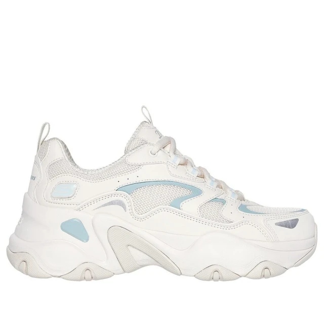 SKECHERS D Lites 5.0 女 休閒鞋 經典 復古 厚底 增高 穿搭 米白 藍(150520NTBL)