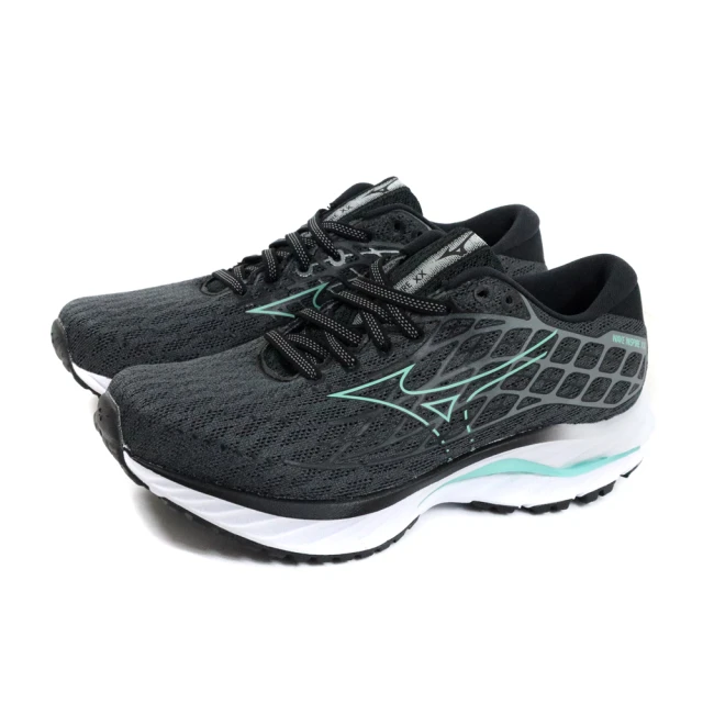 MIZUNO 美津濃 Mizuno WAVE INSPIRE 20 SW 美津濃 慢跑鞋 運動鞋 黑/綠 女 J1GD244672 no263