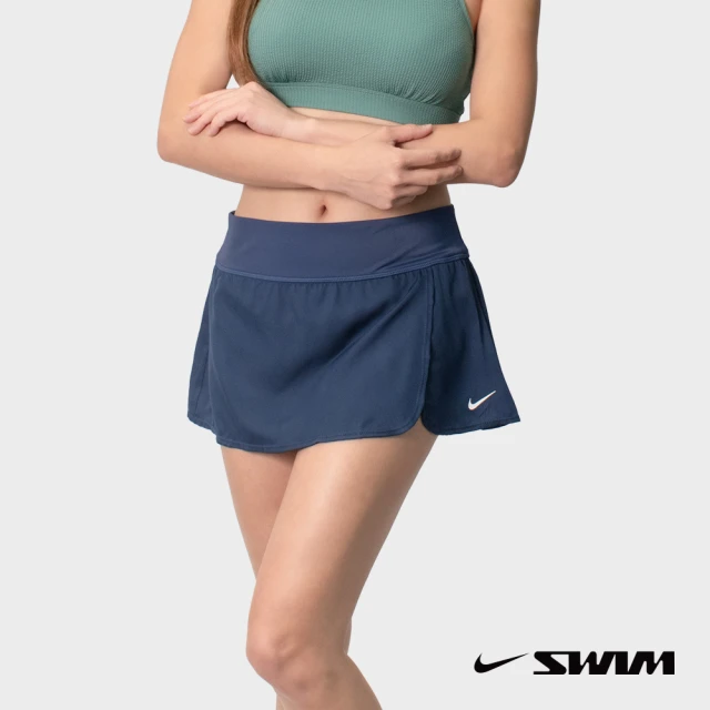 NIKE 耐吉 SWIM 女性泳裙 藍色款 NESS9201