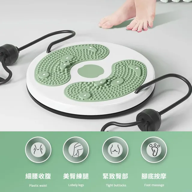 【ZenFlex】二合一按摩運動扭腰盤 減肥瘦腰細腿瘦身盤