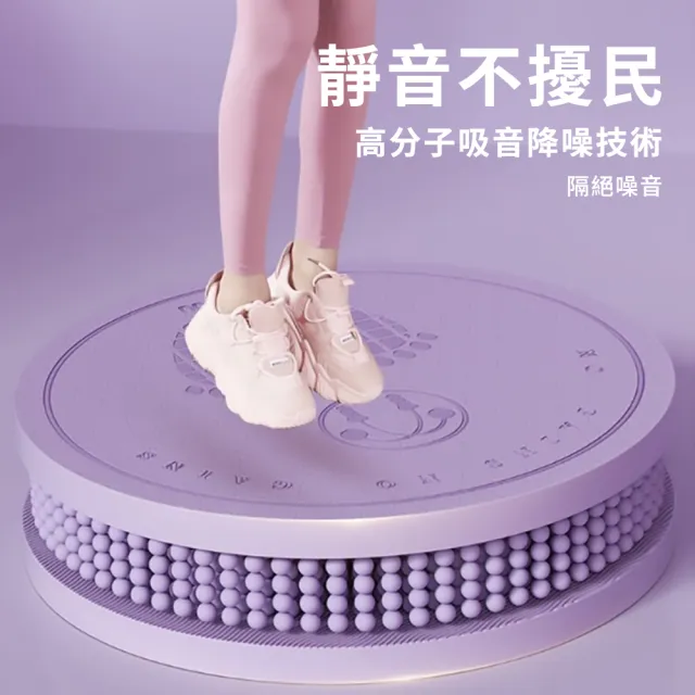 【Cube】20mm TPE加厚靜音跳繩墊 減震隔音圓形地墊 家用跳操瑜伽墊 室內健身墊  禮物