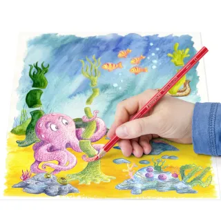 【STAEDTLER 施德樓】施德樓 水性色鉛筆36色組 鐵盒裝 MS14410M36