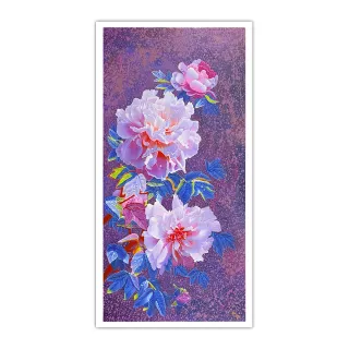 【Laart Monto 拉蒙朵】姚國慶-紫氣東來(花卉油畫)