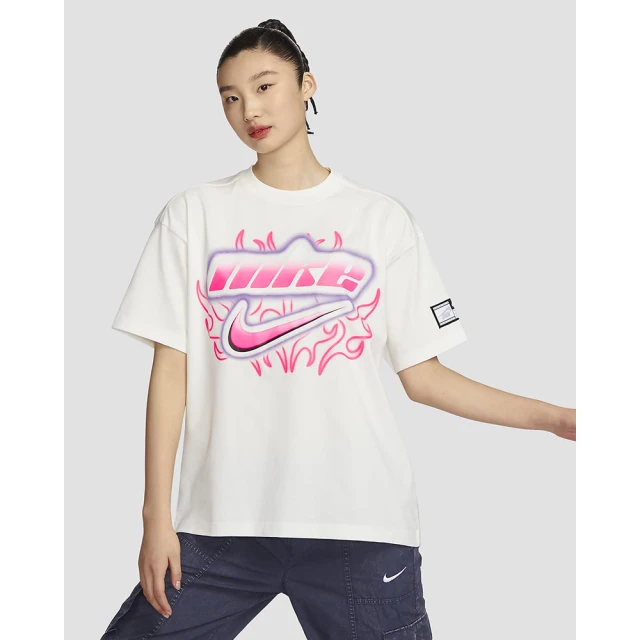 NIKE 耐吉 短袖上衣 運動 休閒 女 AS W NSW DANCE OS SS TEE 帆白色(FZ1147133)