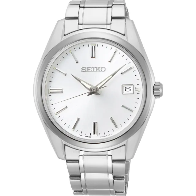 【SEIKO 精工】CS 時尚石英手錶-銀/39mm 錶 生日禮 送禮(6N52-00A0S SUR307P1)
