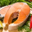 【鮮綠生活】超厚智利鮭魚切片 11片(330g±10%/片 包冰率15%)