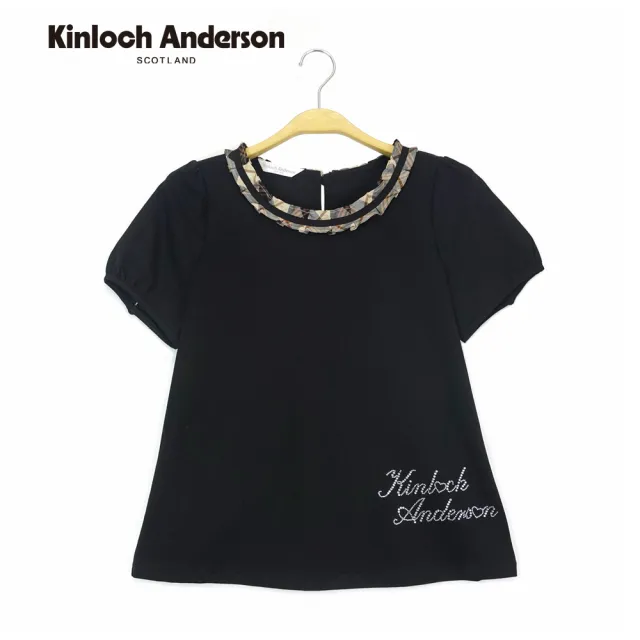 【Kinloch Anderson】英文燙鑽棉T 金安德森女裝(KA1153028)