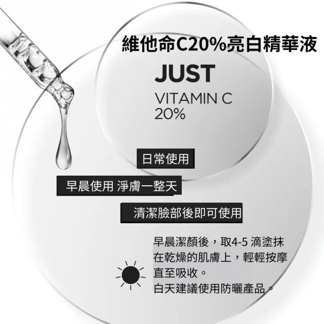 【REVOX B77 瑞博士】維他命C20%亮白精華液30ml 3入組(鎖住肌齡 提亮膚色)