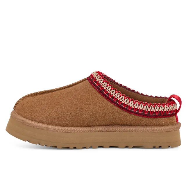 【UGG】穆勒鞋 童鞋 毛毛鞋 懶人鞋 真皮拖鞋 Tazz 栗子棕 UG1143776KCHE