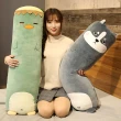 【Loga】可愛動物長條側睡夾腿長抱枕 70cm 禮物(可拆洗/彈力柔軟/不易變形/靠枕/陪睡抱枕/趴趴枕/沙發抱枕)