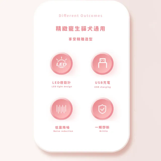 【寵愛一生】LED寵物剃毛器(寵物電剪 寵物剃腳毛器 帶LED燈剃毛器 電動剪毛器 寵修腳掌器 貓狗剃毛)