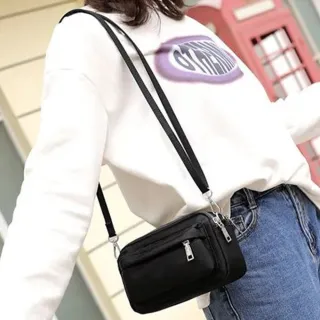 【LEEHER】女包/包包女/包包/斜背包女/防水包/尼龍包/包包女韓版/小方包/ 情侶包/百搭包包